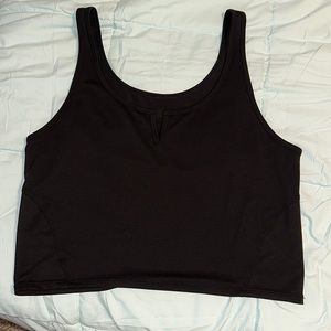 EUC Lululemon Cropped Henley Tank Size 8